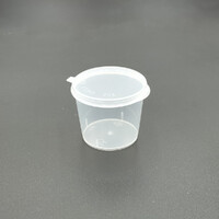 28ML TALL PP PORTION CONTAINER HINGED