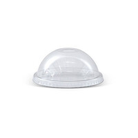 PET DOME LID WITH HOLE FOR 95MM TUMBLERS