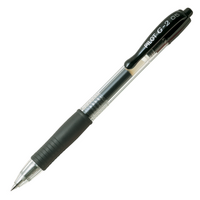 PILOT PEN BLACK BL-G2-7 FINE RETRACTABLE