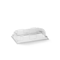 PET LID FOR BIOBOARD SUSHI TRAY EX-SMALL