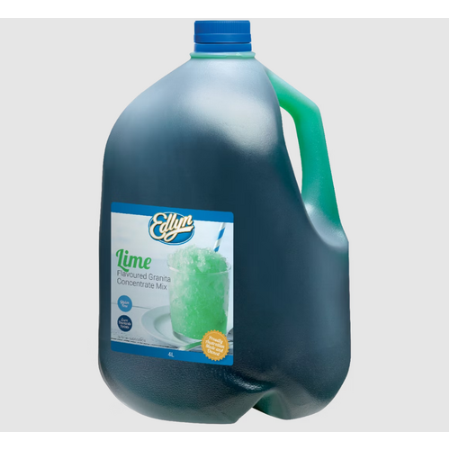 EDLYN GRANITA SYRUP LIME 4L