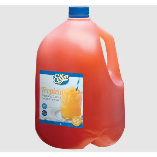 EDLYN GRANITA SYRUP TROPICAL 4L