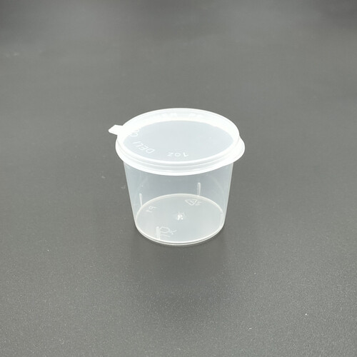 28ML TALL PP PORTION CONTAINER HINGED