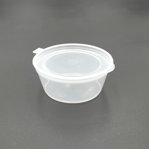 45ML PP PORTION CONTAINER HINGED LID