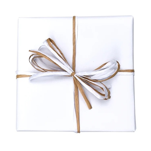 GIFT WRAP ROLL WHITE GLOSS 60CMX40M