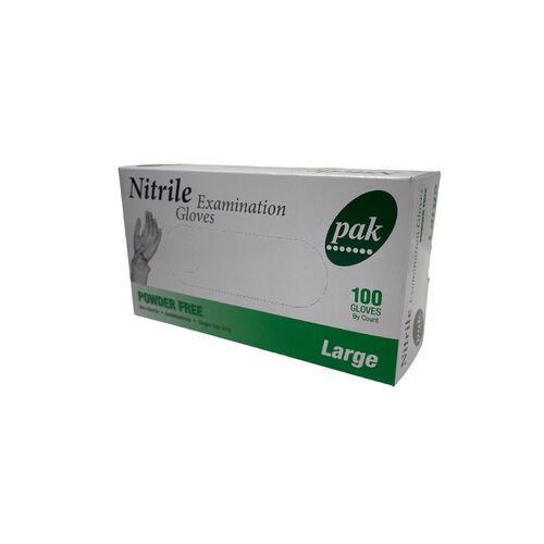 NITRILE GLOVES *BLUE LARGE