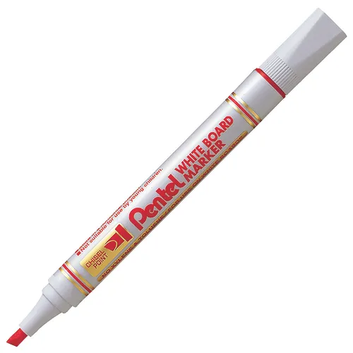 PENTEL MARKER WHITEBOARD RED CHISEL PT