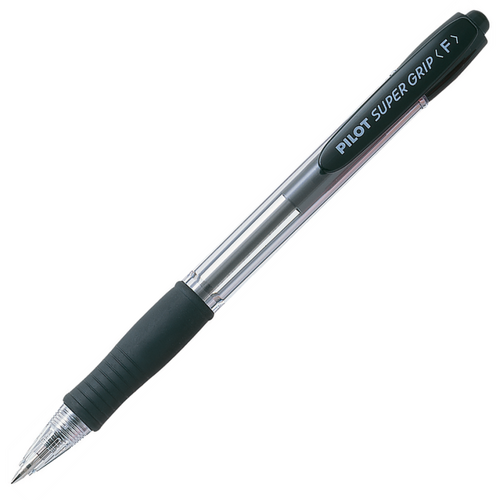 PILOT PEN F BLACK BPGP SUPER GRIP RETRA