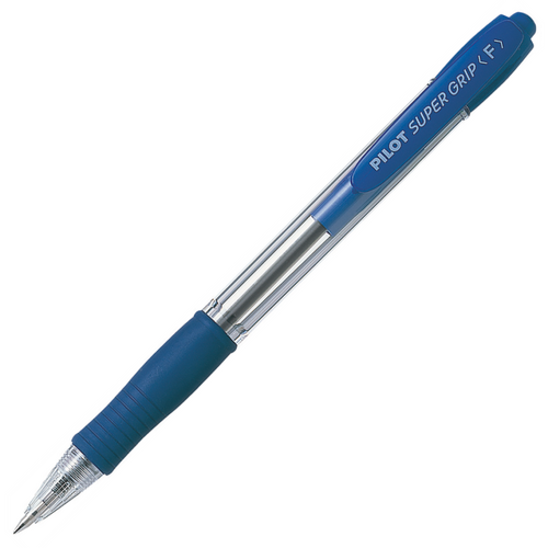 PILOT PEN F BLUE  BPGP SUPER GRIP RETRA