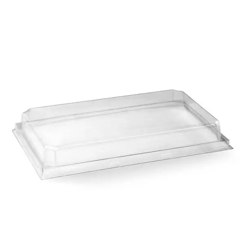 PET LID FOR BIOBOARD SUSHI TRAY LARGE