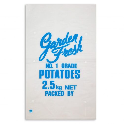 POLY BAG PRINT 2.5KG POTATO GARDEN FRESH