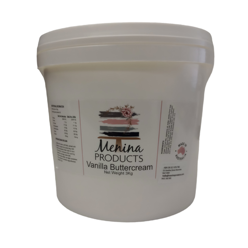 MENINA WHITE BUTTERCREAM ICING 3KG